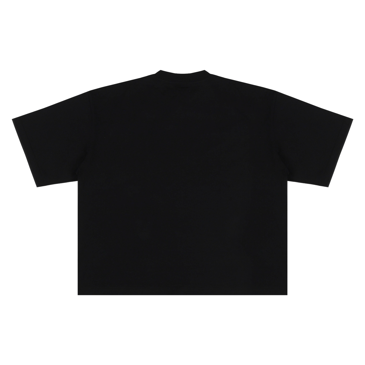“Cross Minded” Black Cropped Boxy Fit T-Shirt